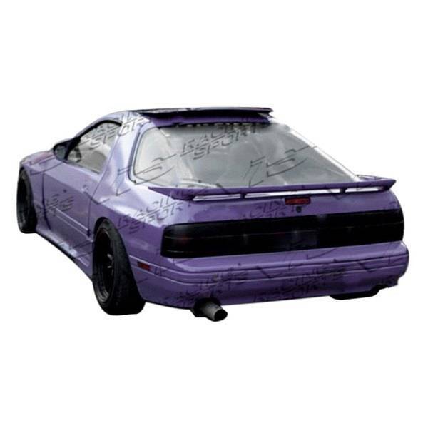 1986-1991 Mazda RX7 2 doors MAGNUM Style FRP Primer Rear Lip-1