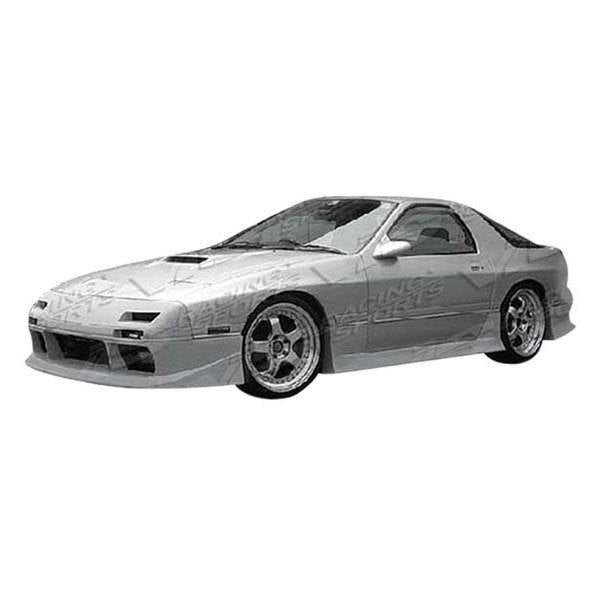 1986-1991 Mazda RX7 2 doors Venus Style FRP Primer Side Skirts-1