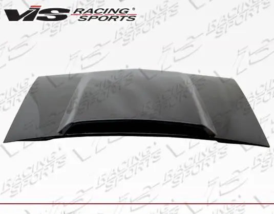 1987-1993 Ford Mustang 2 doors Cowl Induction Style Carbon Fiber Black Hood-3