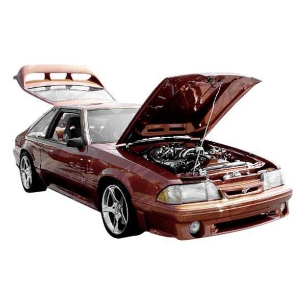 1987-1993 Ford Mustang Cobra R Style FRP Primer Front Bumper-1