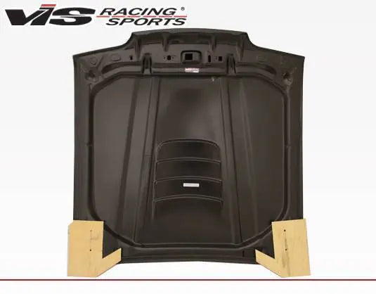 1987-1993 Ford Mustang 2 doors Cobra R 2000 Style Carbon Fiber Black Hood-4