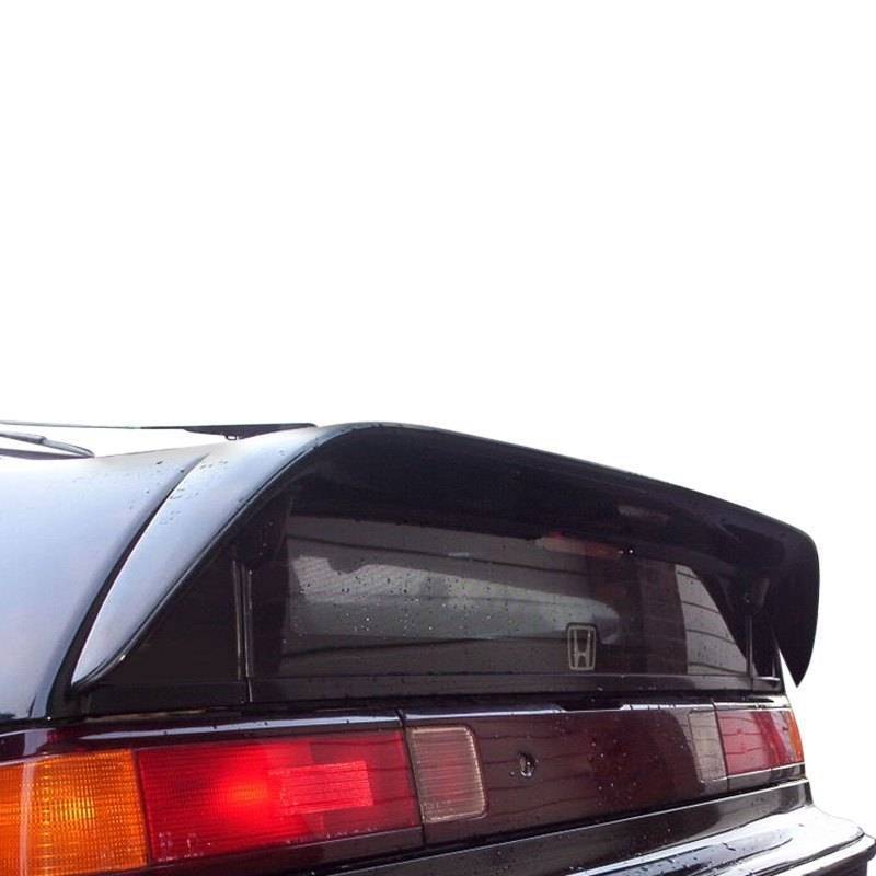 1988-1991 Honda Crx Hatchback Techno R 1 Style FRP Primer Spoiler-2