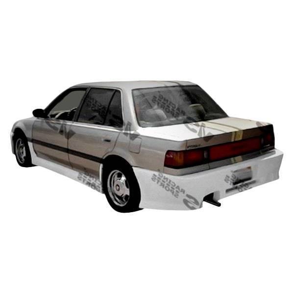 1988-1991 Honda Civic 4 doors Z1 BOXER Style FRP Primer Rear Bumper-1