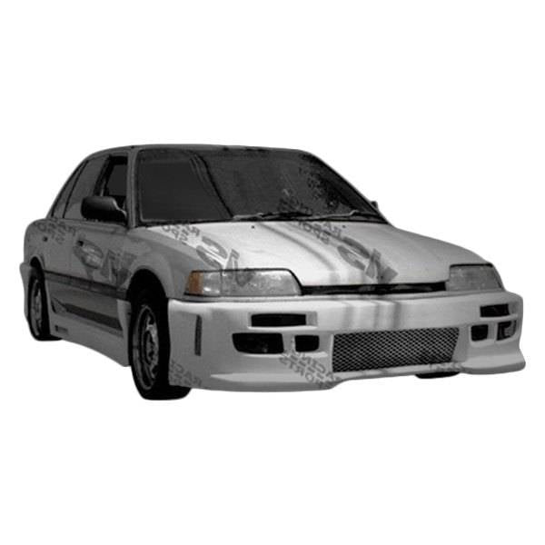 1988-1991 Honda Civic 4 doors Z1 BOXER Style FRP Primer Full Kit-1