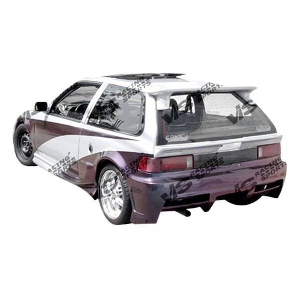 1988-1991 Honda Civic Hatchback Xtreme Style FRP Primer Rear Bumper-1