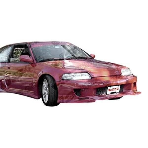1988-1991 Honda Civic Hatchback Strada F1 Style FRP Primer Front Bumper-1