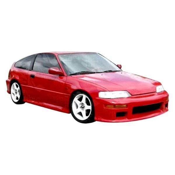 1988-1991 Honda Civic Hatchback SIR Style FRP Primer Front Bumper-1