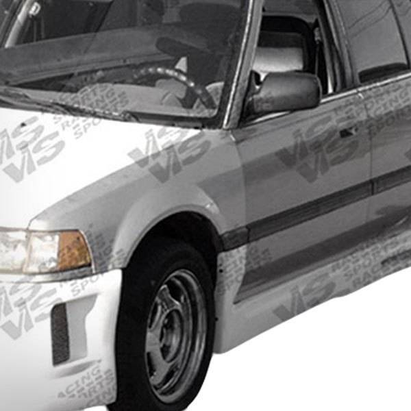 1988-1991 Honda Civic Hatchback Z1 BOXER Style FRP Primer Full Kit-2