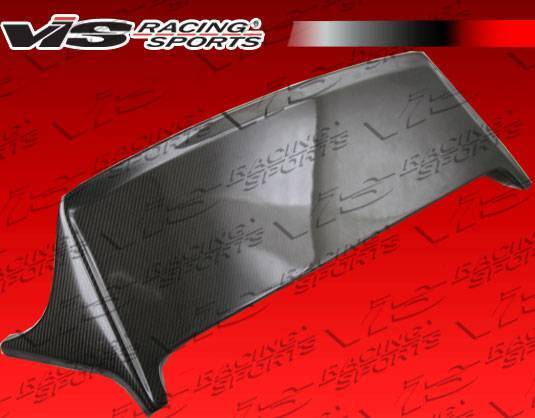 1988-1991 Honda Civic Hatchback Carbon Fiber Black Spoiler-1