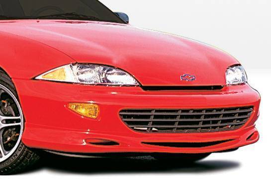 1995-1999 Chevrolet Cavalier 2 doors 4 doors POLYURETHANE Black Front Lip-1