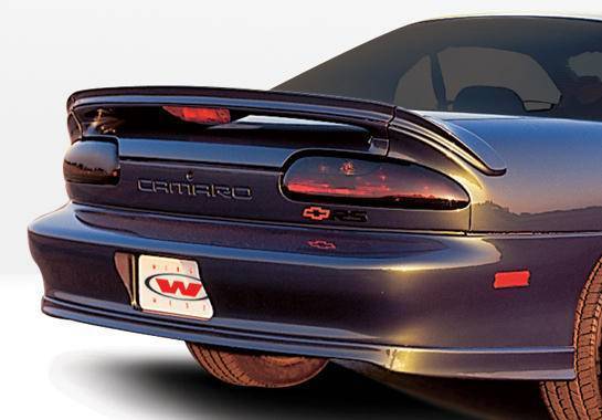 1993-1997 Chevrolet Camaro F-1 POLYURETHANE Black Rear Lip-1