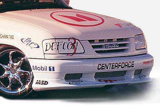 1994-1998 Isuzu Hombre POLYURETHANE Black Front Lip-1
