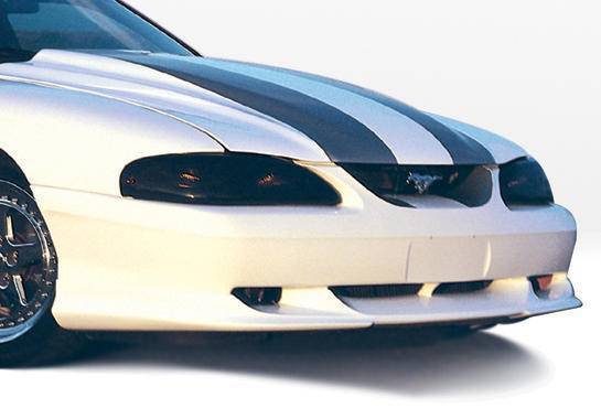 1994-1998 Ford Mustang POLYURETHANE Black Front Lip-1
