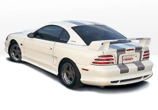 1994-1998 Ford Mustang POLYURETHANE Black Side Skirts-1