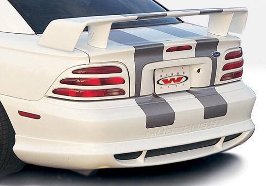 1994-1998 Ford Mustang POLYURETHANE Black Full Kit-3