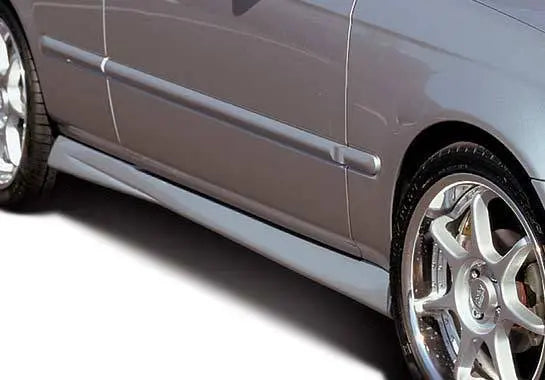 1996-2000 Honda Civic Hatchback 2 doors POLYURETHANE Black Side Skirts-1