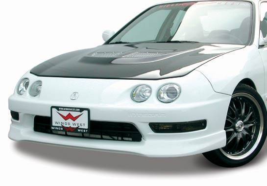 1994-1997 Acura Integra 2 doors 4 doors POLYURETHANE Black Front Lip-1