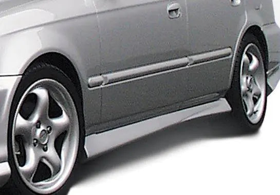 1996-2000 Honda Civic 4 doors POLYURETHANE Black Side Skirts-1