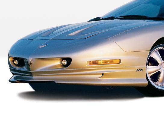 1993-1997 Pontiac Firebird W-Typ POLYURETHANE Black Front Lip-1