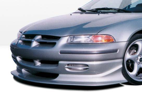 1995-2000 Dodge Stratus POLYURETHANE Black Front Lip-1