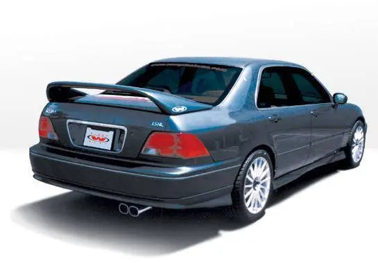 1996-1998 Acura RL POLYURETHANE Black Side Skirts-1