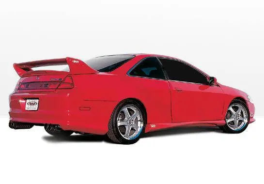 1998-2002 Honda Accord 2 doors POLYURETHANE Black Side Skirts-1