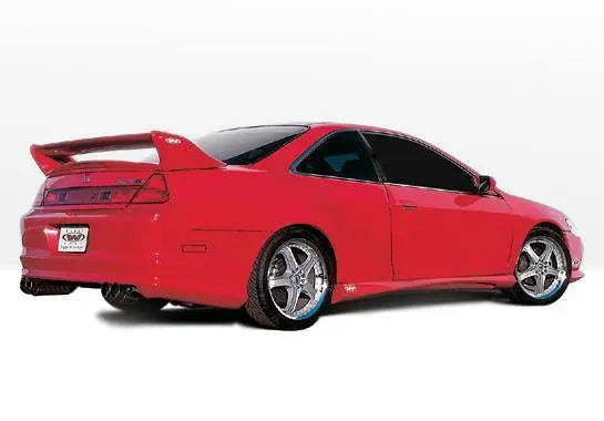 1998-2002 Honda Accord 2 doors POLYURETHANE Black Side Skirts-1