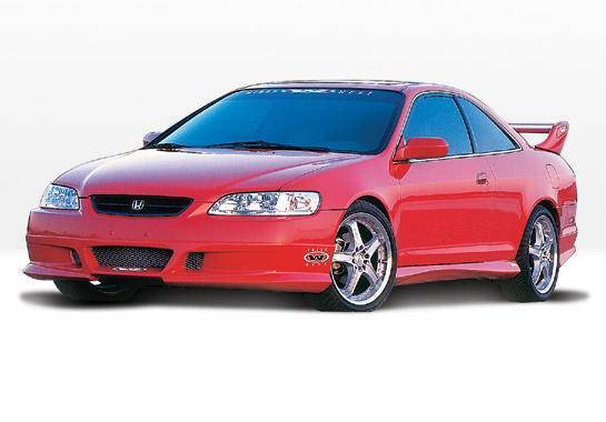 1998-2000 Honda Accord 2 doors POLYURETHANE Black Full Kit-1