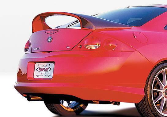 1999-2000 Mercury Cougar POLYURETHANE Black Rear Lip-1