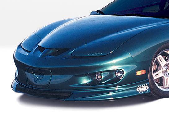 1998-2002 Pontiac Firebird W-Typ POLYURETHANE Black Front Lip-1