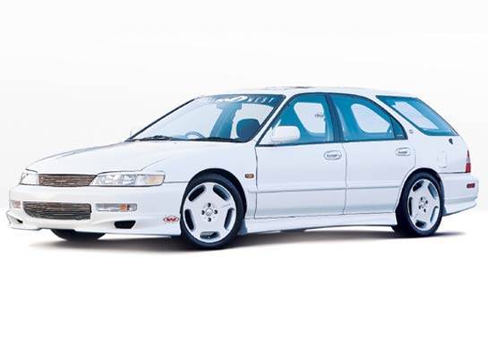 1994-1995 Honda Accord POLYURETHANE Black Full Kit-1