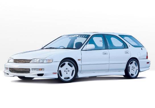 1996-1997 Honda Accord POLYURETHANE Black Full Kit-2