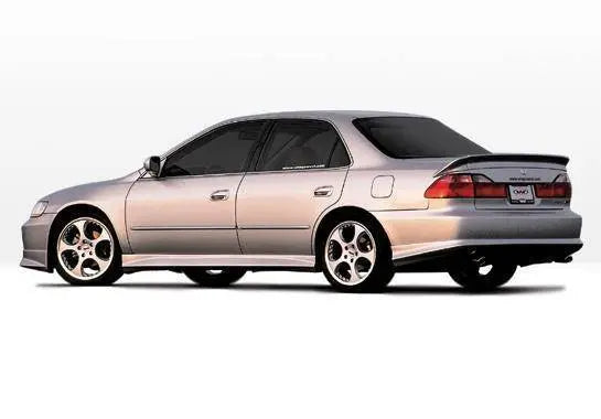 1998-2002 Honda Accord 4 doors POLYURETHANE Black Side Skirts-1