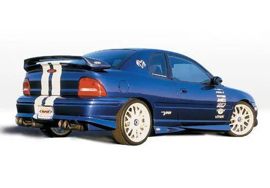 1995-1999 Dodge Neon 4 doors POLYURETHANE Black Side Skirts-1