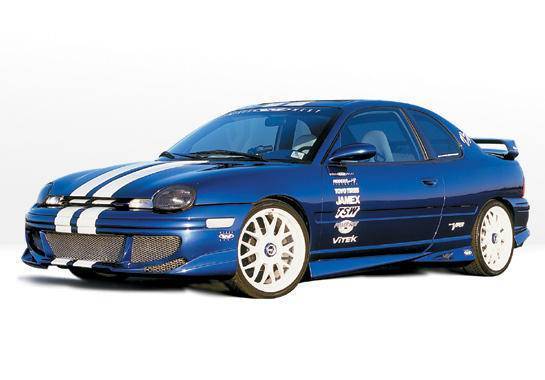 1995-1999 Dodge Neon 4 doors POLYURETHANE Black Full Kit-1
