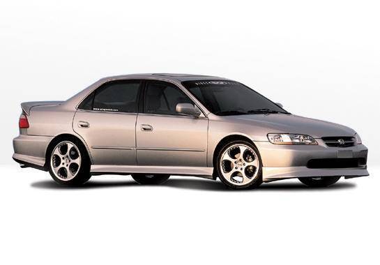 1998-2000 Honda Accord 4 doors POLYURETHANE Black Full Kit-1