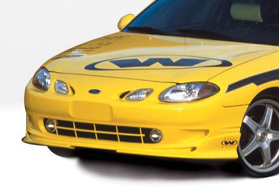 1997-2003 Ford Escort POLYURETHANE Black Front Lip-1
