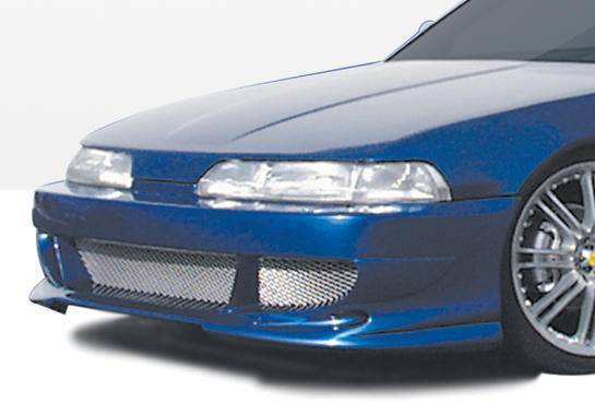 1990-1993 Acura Integra 2 doors 4 doors POLYURETHANE Black Front Bumper-1