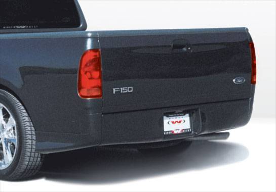 1997-2003 Ford F150 POLYURETHANE Black Rear Bumper-1