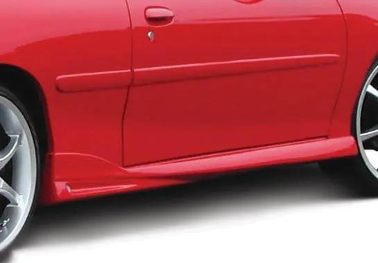 1995-2005 Chevrolet Cavalier 2 doors POLYURETHANE Black Side Skirts-1