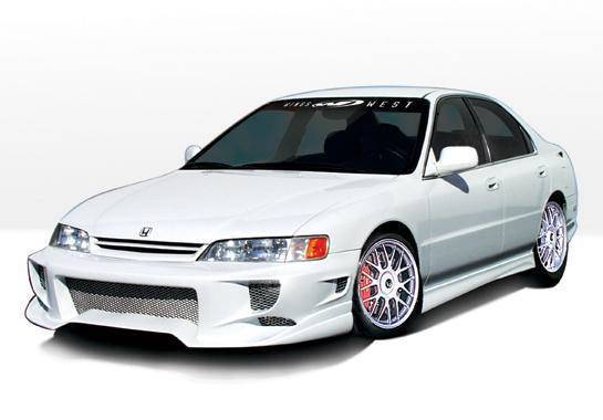 1994-1995 Honda Accord 4 doors POLYURETHANE Black Full Kit-1