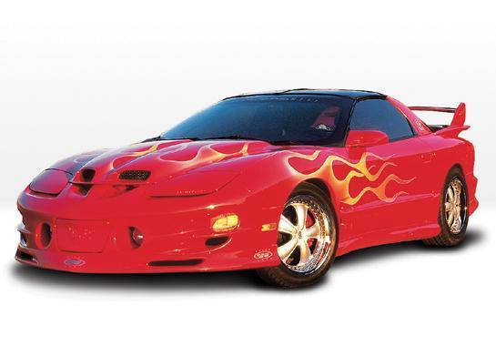 1998-2002 Pontiac Trans AM W-Typ POLYURETHANE Black Full Kit-2