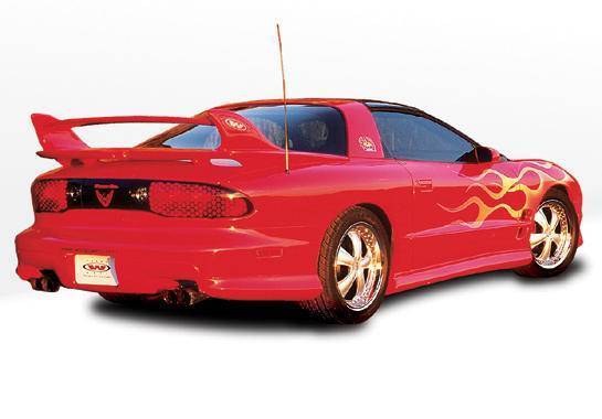 1998-2002 Pontiac Trans AM W-Typ POLYURETHANE Black Full Kit-4