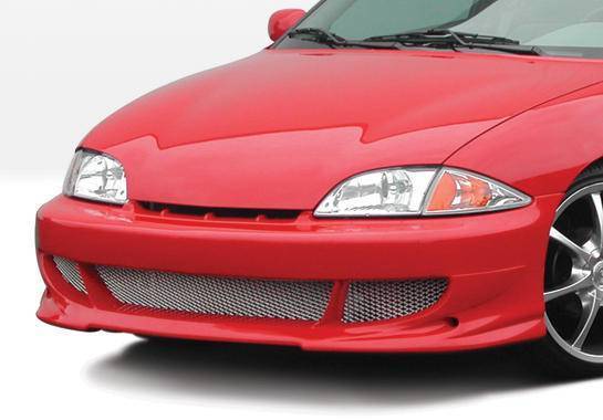 2000-2002 Chevrolet Cavalier 2 doors 4 doors POLYURETHANE Black Front Bumper-1