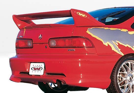 1998-2001 Acura Integra 2 doors POLYURETHANE Black Full Kit-3