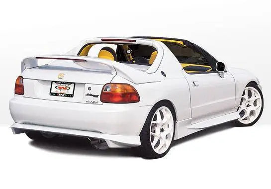 1993-1997 Honda Del Sol POLYURETHANE Black Side Skirts-1