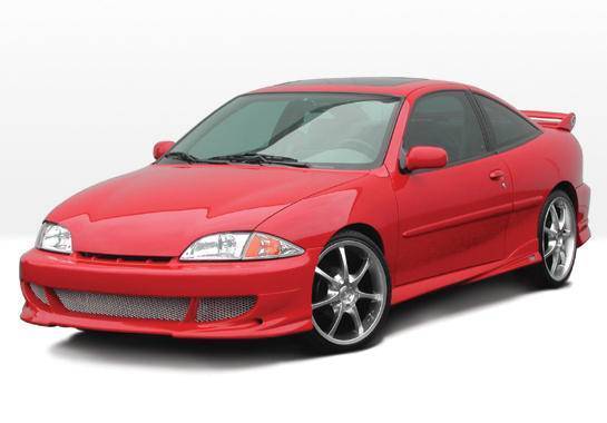 2000-2002 Chevrolet Cavalier 2 doors POLYURETHANE Black Full Kit-2