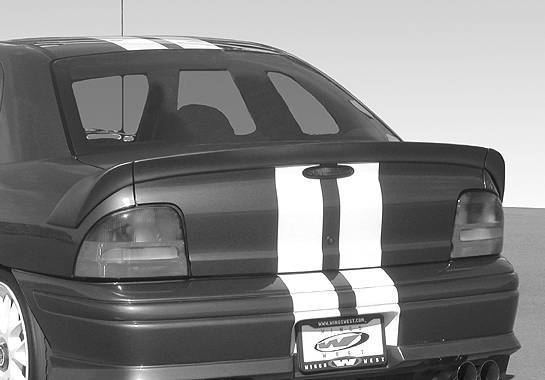 1995-1999 Dodge Neon 2 doors 4 doors POLYURETHANE Black Spoiler-1