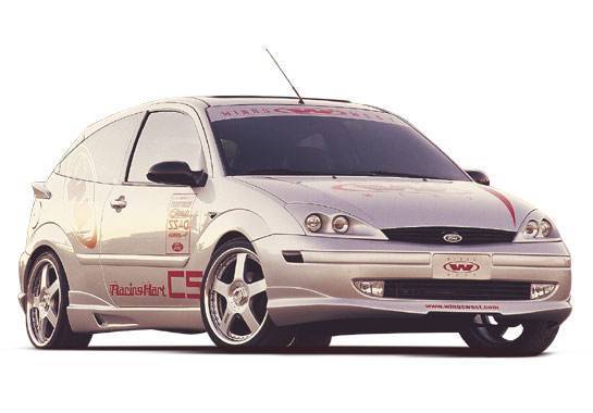 2000-2004 Ford Focus POLYURETHANE Black Full Kit-2