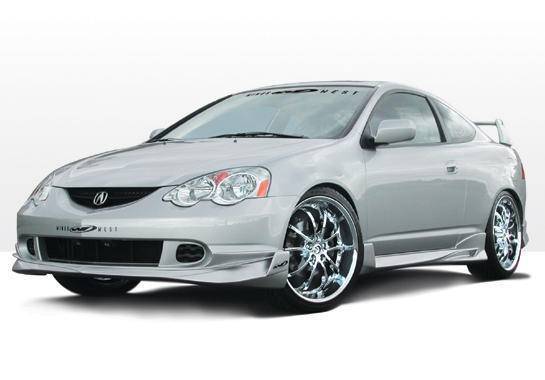 2002-2004 Acura RSX POLYURETHANE Black Full Kit-2